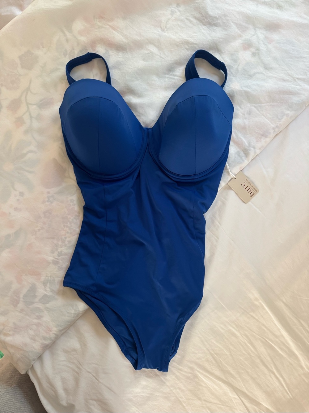 Bare Necessities 34H underwire one piece swim suit NWT